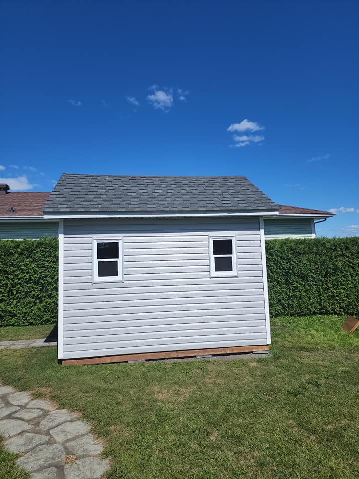 New Shed Built - POIRIER RENOVATIONS